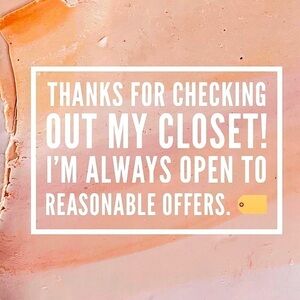 ✨ ALWAYS OPEN TO REASONABLE OFFERS ✨